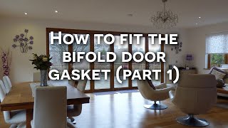 How to fit the bifold door gasket  Part 1 [upl. by Allez]