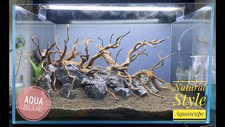 TUTORIAL AQUASCAPE NATURAL STYLE 60P  PART 1 [upl. by Obla135]