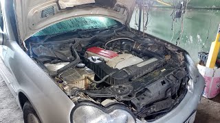 Mercedes Benz W203 Blown Head Gasket Symptoms and Behavior [upl. by Dow]