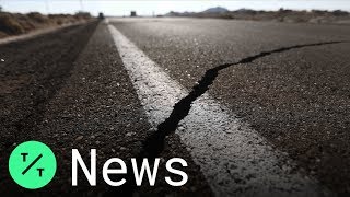 Aftershocks Follow Californias Biggest Earthquake in 20 Years [upl. by Yusem308]