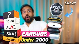 TOP 5 Earbuds Under2000  UNDER 2000 Best EARBUDS [upl. by Naitsabas]