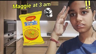 making Maggie at night 3am😵‍💫 bohot ke sath Collab kar liya ab wo chod naai raha🥲 [upl. by Ailaro]