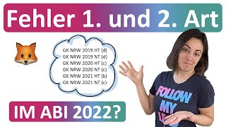 Mathe Abi Stochastik  Hypothesentest LK amp GK  Fehler 1 und 2 Art [upl. by Sholom492]