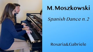 Moskowski Spanish Dance n 2 RosariaampGabriele [upl. by Marmion]