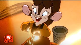 An American Tail Fievel Goes West 1991  The Dog Chase Scene 310  Movieclips [upl. by Ioyal]