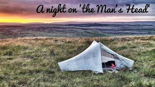 Wild Camping UK  A walk to and a night on a strange hill in the South Pennines [upl. by Libb]