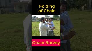 How to fold a chain in surveyingfolding unfolding of chainchain survey chainsurvey surveying [upl. by Guibert]