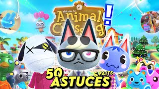 50 ASTUCES amp FAITS SUR ANIMAL CROSSING  🌈 [upl. by Bradway]