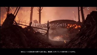 BF1 オペレーション 悪魔の鉄床 ドイツ帝国攻撃側 Verdun Heights～Fort De Vaux 全て収録 看護兵 バトルフィールド1 [upl. by Eleynad107]