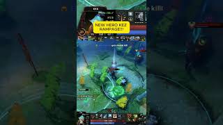 Dota 2 KEZ New Hero New RAMPAGE dota2 dota2rampage [upl. by Firooc598]