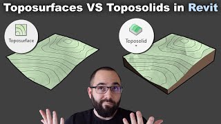 Toposurfaces VS Toposolids in Revit Tutorial [upl. by Sulokcin]