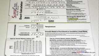 Duct Size  How to size a Duct System for a House [upl. by Meggie]