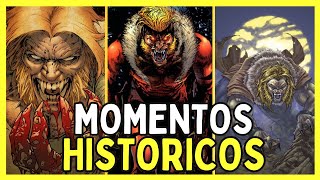 10 MOMENTOS HISTORICOS Sobre Sabretooth  DIENTES DE SABLE [upl. by Codie]