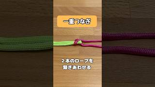 【一重つなぎ】シートベントの結び方 Sheet Bent Knot農業 家庭菜園 野菜 [upl. by Golding]