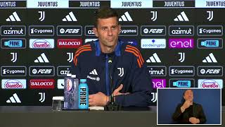 Conferenza Stampa Thiago Motta Pre InterJuventus [upl. by Agata]