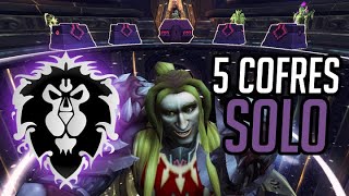 TUTORIAL WoW BFA 83 Visión Horripilante Ventormenta 5 COFRES SOLO en Español  TeamRandomPlay [upl. by Naima749]