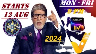 Kaun Banega Crorepati Season 16  STARTS 12 August MON  FRI 9 PM  KBC New PROMO  KBC 2024  kbc [upl. by Tanah]