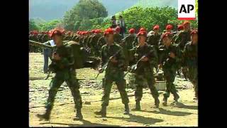 EAST TIMOR 400 INDONESIAN SOLDIERS LEAVE TROUBLED TERRITORY 2 [upl. by Inkster]