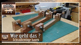 Schraubzwingen aus Holz⁉️WIE GEHT DENN DAS [upl. by Aiz357]