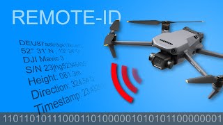 Fernidentifikation von Drohnen mittels Remote ID Anleitung und Details für DJI Drohnen [upl. by Aicatsanna]