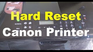 How to Hard Reset Canon Printer Error [upl. by Lamonica]