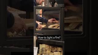 Find useful tips on lighting a fire on the HETAS Advice Hub 🪵🔥 shorts woodburning woodburner [upl. by Urion371]