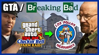 Breaking Bad  Cluckin Bell Farm Walter White Los Pollos Hermanos In GTA 5 Online [upl. by Annoj]