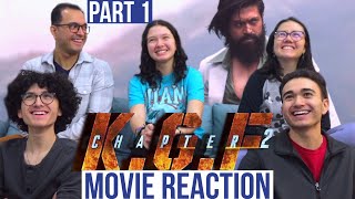 KGF Chapter 2 Movie Reaction  Part 1  Yash  MaJeliv Reactions  Emperor of El Dorado [upl. by Nerreg]