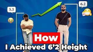 This is HOW I Achieved 6’2 Height Hindi [upl. by Orman]