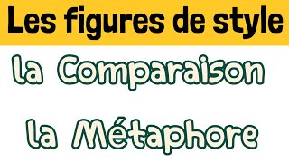 les figures de stylecomparaison et métaphore1BAC et 2BAC BAC libreexercice corrigé [upl. by Aryaz598]