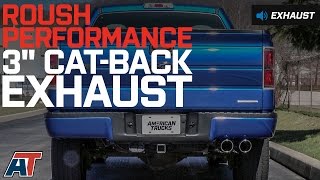 20112014 F150 Roush Performance 3quot CatBack Exhaust w YPipe Tip 50L Sound Clip amp Install [upl. by Tobi]