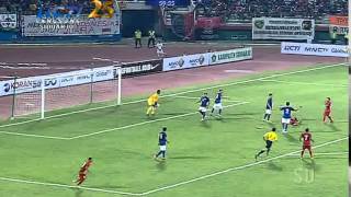 INDONESIA vs MALAYSIA 20 Friendly Match 1492014 FULL HIGHLIGHTS [upl. by Luthanen]