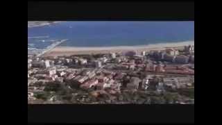 ESTARTIT plane view  Costa Brava  Spain [upl. by Middlesworth168]