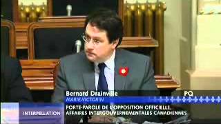 Bernard Drainville epic speech [upl. by Aneris]