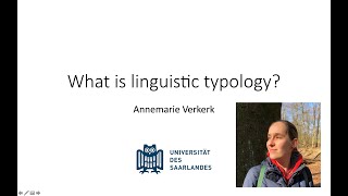 What is linguistic typology [upl. by Rozamond]