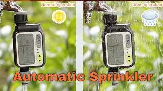 How To Use Automatic Sprinkler丨Water Irrigation Timer  Banggood Tool Sets [upl. by Gnihc]