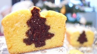 WEIHNACHTLICHER ÜBERRASCHUNGSKUCHEN  Surpise Inside Cake  Weihnachtsbäckerei [upl. by Mays315]