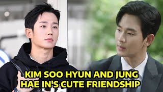 Kim Soo Hyun Talks About Friendship With Jung Hae In [upl. by Llohcin534]