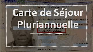 Comment avoir le titre de séjour pluriannuelle de 4 ans en France [upl. by Laverna577]