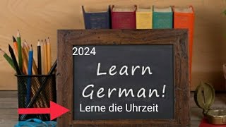 Deutsch lernen Lerne die Uhrzeit auf deutsch germanlearngerman deutsch deutschlernen uhrzeit [upl. by Abbe]