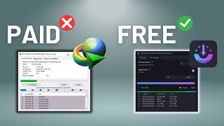 I DISCOVERED a FREE Download Manager for WINDOWS 1011  IDM Best Alternative [upl. by Assilana16]