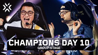 PRX vs EDG  VALORANT Champions Seoul  Group Stage Day 10 [upl. by Siekram83]