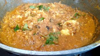 How To Make Odacha Mutta Kuzhambu  Scrambled Egg Curry at Home in Tamil [upl. by Symon]