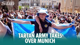 The Tartan Army takes over Munich [upl. by Mullane]