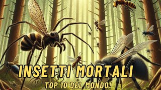 Insetti Pericolosi Esplorazione dei Top 10 nel Mondo [upl. by Nahtanhoj454]