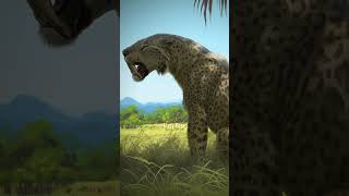 Smilodon Populator vs Megistotherium 1v1 animals smilodon paleontology cenozoic mammals [upl. by Assirahs318]