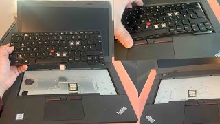 LENOVO THINKPAD E431E440 L440L450L460T431T440 amp T450  Keyboard Replacement  Change Replace [upl. by Hetti]