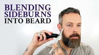 How to blend sideburns into your beard [upl. by Yrocal]