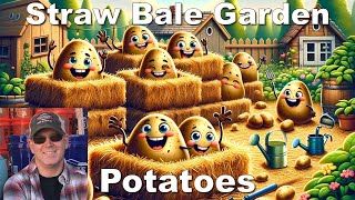 The Easiest Way to Grow Potatoes in Straw Bales [upl. by Ikcaj782]