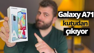 Samsung Galaxy A71 kutudan çıkıyor  Orta segment karışacak [upl. by Notlaw]